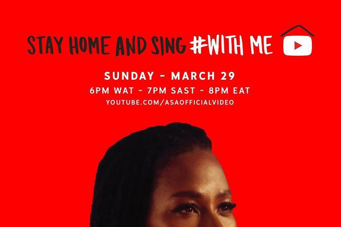 Asa to hold an e-concert on YouTube. (Insatgram/AsaOfficial)