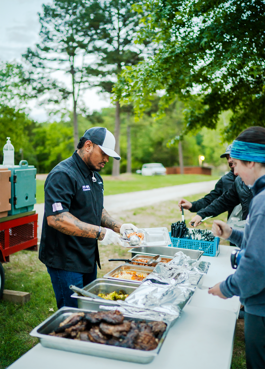 Somers now volunteers as the head chef and a program ambassador at FitOps and proudly sheds tears and emotional baggage.