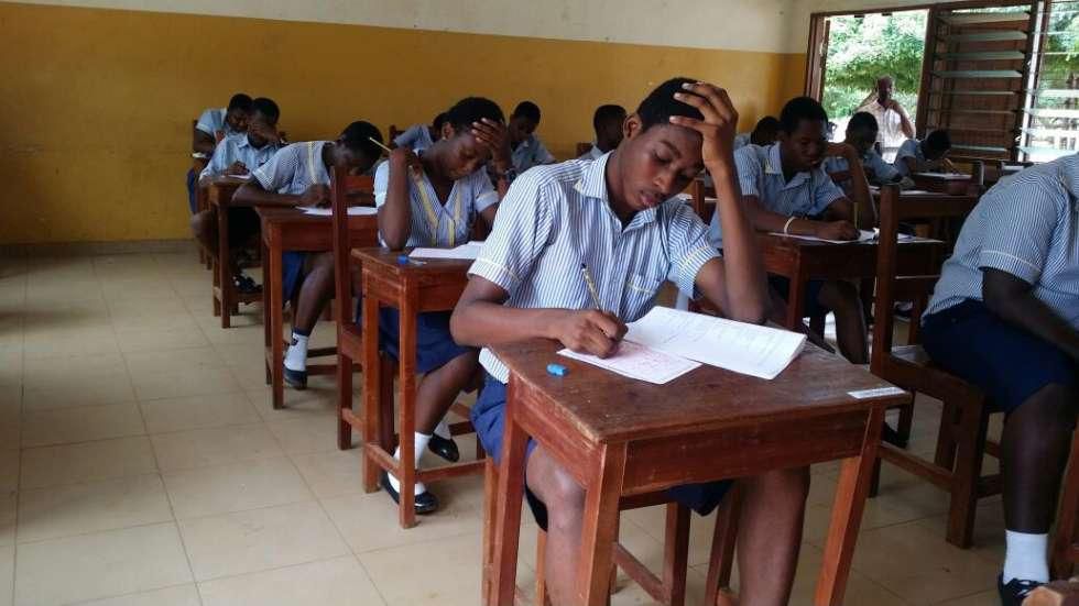 Students writing WAEC