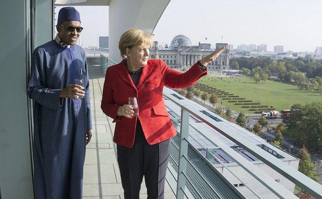 Nigeria President, Muhammadu Buhari and German Chancellor Angela Merkel