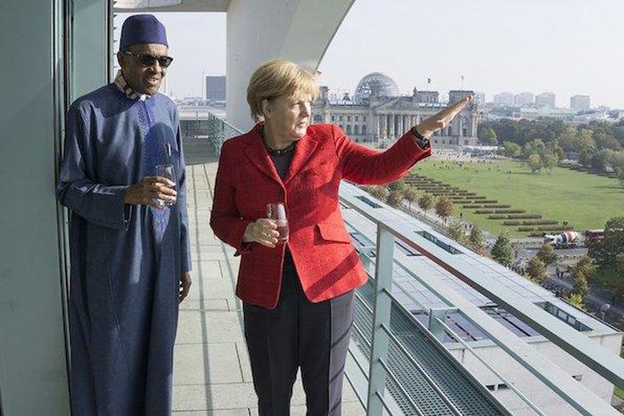 Nigeria President, Muhammadu Buhari and German Chancellor Angela Merkel