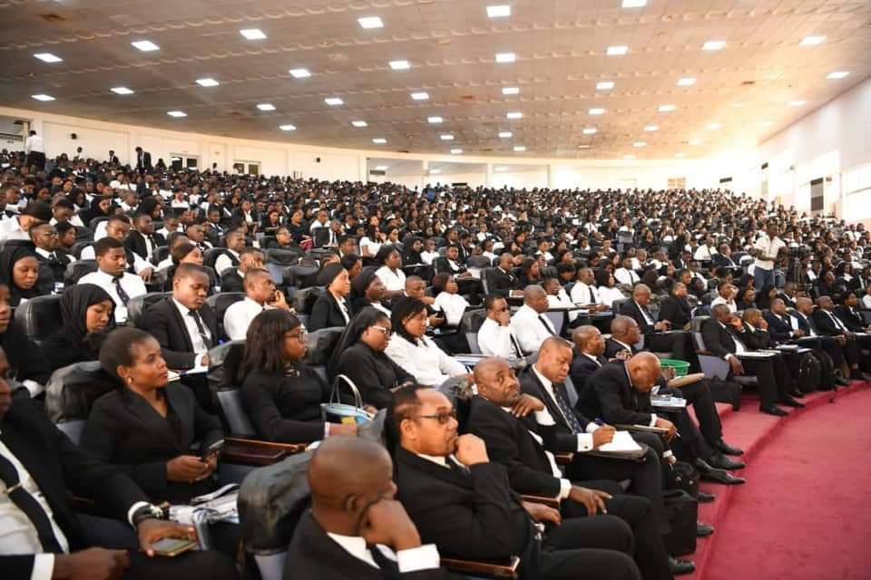 A cross-section of lawyers and law students at the sensitisation programme.