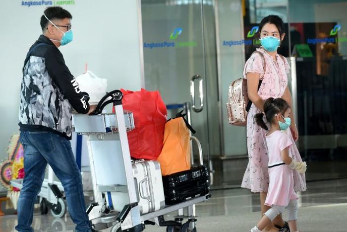Thousands of Chinese tourists were stranded on Bali after Indonesia suspended flights to mainland China but few have taken up the offer of a repatration flight