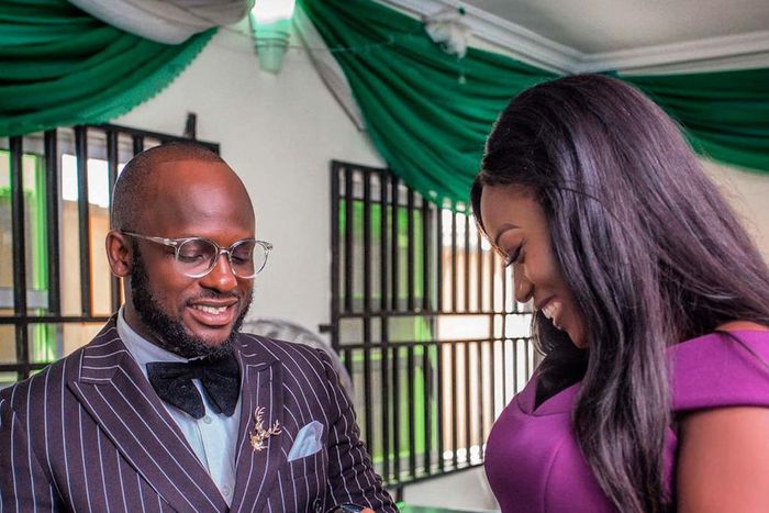 One of Nigeria's biggest comedians, Otaghware Onodjayeke popularly know as I Go Save, has left the bachelor's association as he held is court wedding with bae, Iyabo, recently. [Instagram/IGoSave]