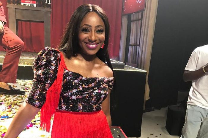 Dakore Egbuson-Akande at the Ultimate Love finale [Instagram: dakoreea]