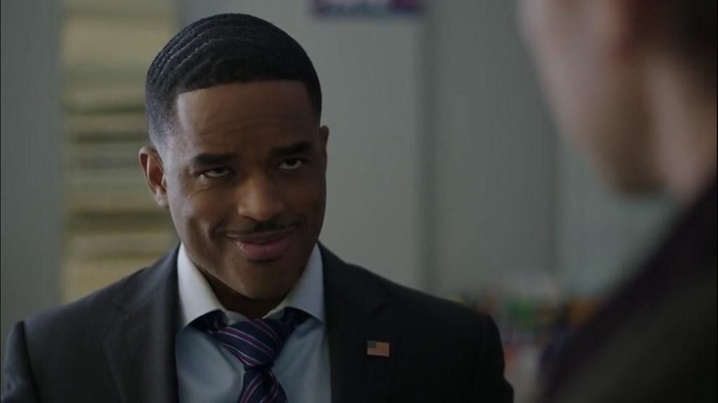 Larenz Tate mischievious smile.