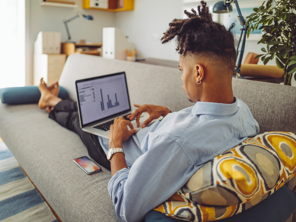 working from home investing