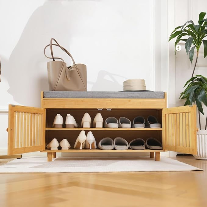 These Shoe Rack Ideas Are a Small-Space Game Changer