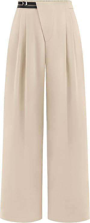PRETTYGARDEN Women's Wide Leg Dressy Pants