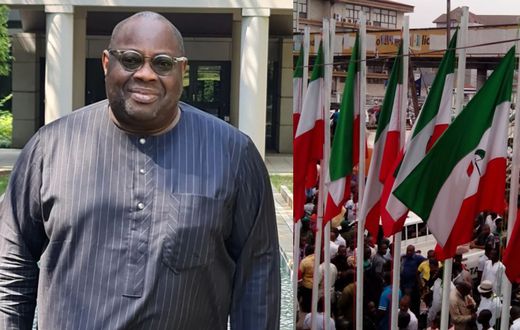 Chief Dele Momodu dumped the PDP for the coalition ADC. [Facebook/Getty Images]