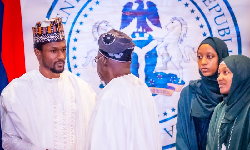 Entertainment news Celebrity gossip Movie and TV show updates Latest celebrity news Trending entertainment stories The late former President Muhammadu Buhari's only surviving son, Yusuf and President Bola Tinubu at a special FEC meeting.