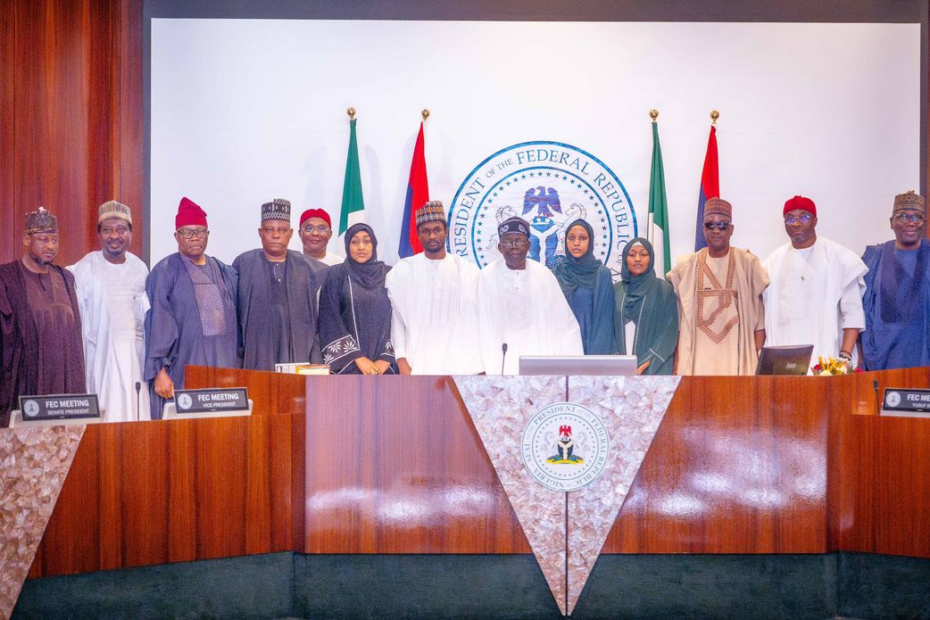 Entertainment news Celebrity gossip Movie and TV show updates Latest celebrity news Trending entertainment stories The late former President Muhammadu Buhari's only surviving son, Yusuf and President Bola Tinubu at a special FEC meeting.