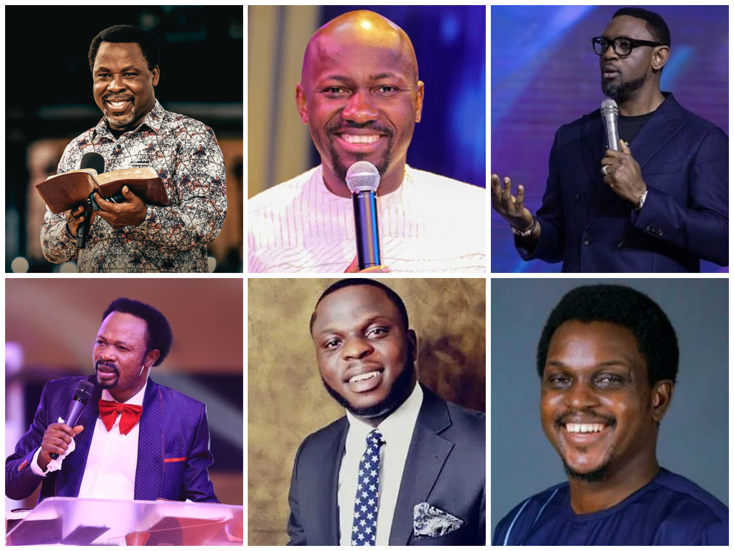 6 popular Nigerian pastors caught in explosive sex scandals