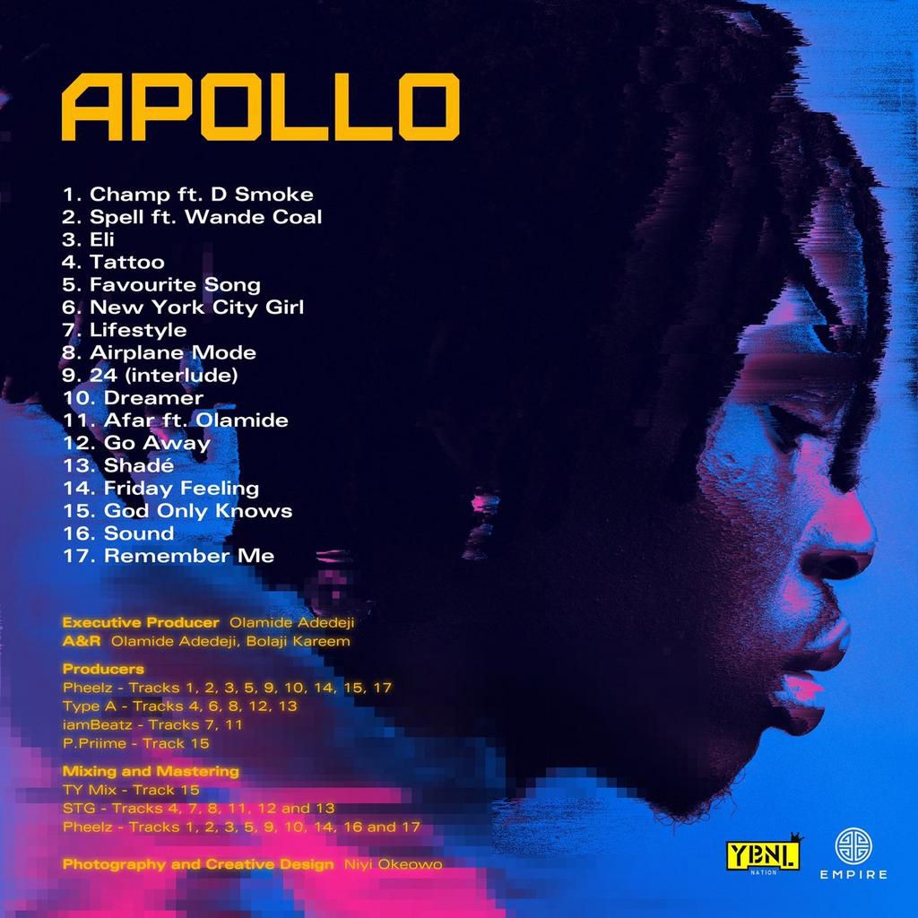 Fireboy DML - Apollo. [YBNL]