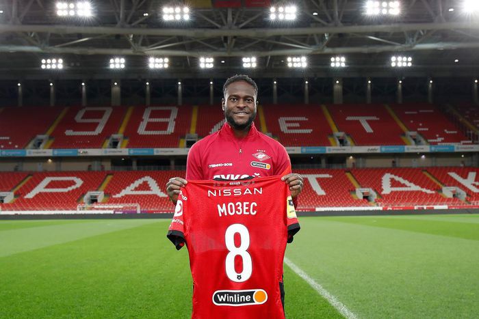Victor Moses (Twitter/Spartak Moscow)