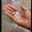 Hailstones in Abuja on May 18, 2020 (Chine Ezekwesili)
