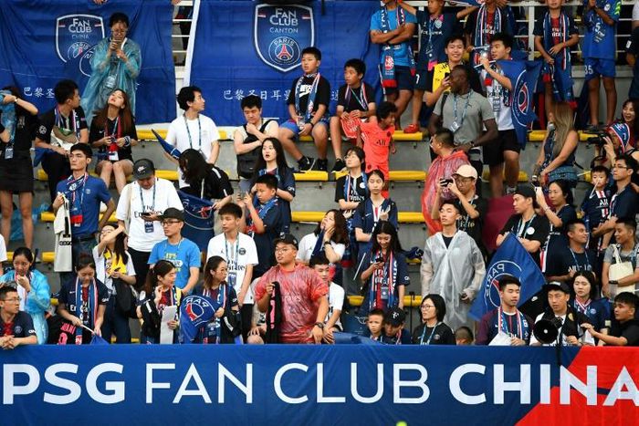 PSG's Chinese supporters will be out in numbers for the final against Bayern, that will be broadcast on state television and streamed online