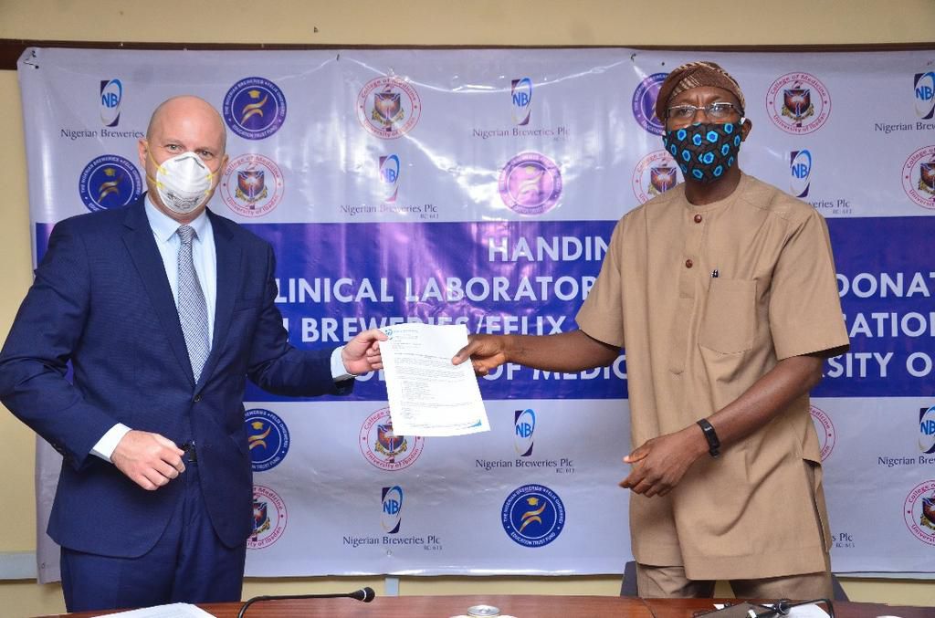 Nigerian Breweries donates N42 million Equipment To College of Medicine, University of Ibadan