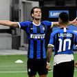 On target: Inter Milan's Antonio Candreva