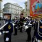 At rehearsals, troops were wearing masks and rubber gloves but they will not do so on the day, an army source said