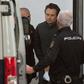 Former PEMEX boss Emilio Lozoya being transferred to a Spanish police van on February 13, 2020