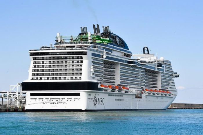 The MSC Grandiosa is set to sail from Genoa on Sunday