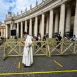 St. Peter's Basilica in the Vatican City was one of the major religous sites to reopen Monday