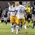 Chris Wondolowski Shea Salinas of the San Jose Earthquakes celebrate after beating the Vancouver Whitecaps 4-3 in Major League Soccer's MLS is Back tournament in Orlando, Florida