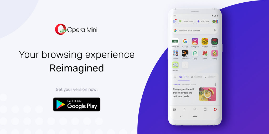 Opera Mini gets major update and fully revamped design with the launch of Opera Mini 50