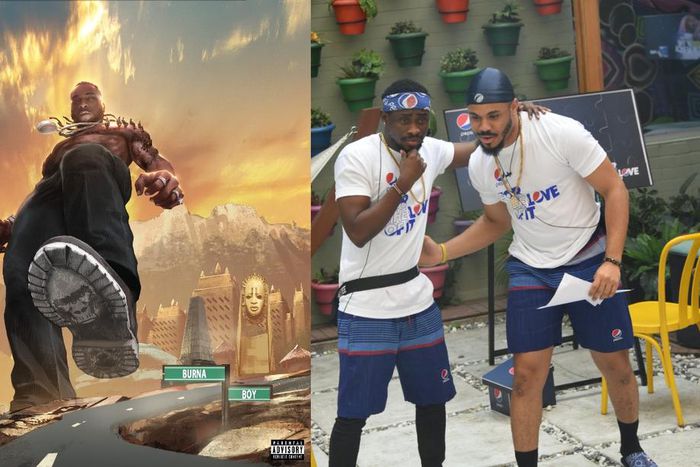 TrikyTee and Ozo grabbed the prize for Wednesday's task that saw the exclusive preview of Burna Boy's 'Twice As Tall' album