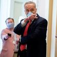 Democrats, like US Senate Minority Leader Chuck Schumer, are more likely to wear masks