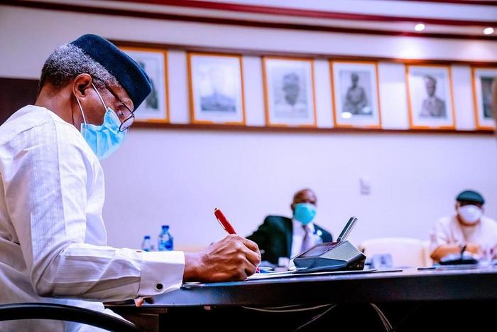 Vice President Yemi Osinbajo. [Twitter/@ProfOsinbajo]
