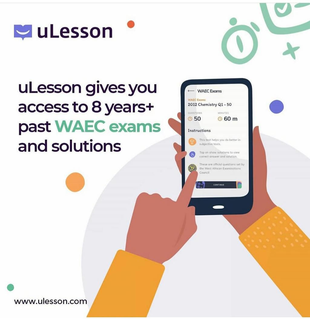 uLesson App – Helping students crack WAEC exams