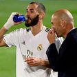 Zinedine Zidane (right) says Karim Benzema (left) is the complete package for Real Madrid.