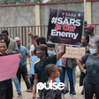 #EndSARS protesters in Lagos