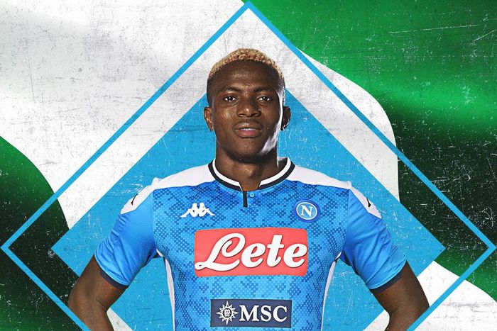 Victor Osimhen joins Napoli (Twitter/Napoli)