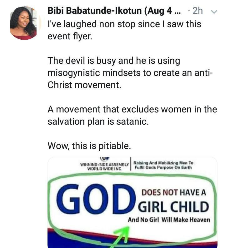 “God doesn’t have a girl child; no girl will make heaven” – Pastor stokes unquenchable fire