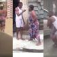 Woman flees from lockdown marathon sex, angry husband chases her into the town (video)