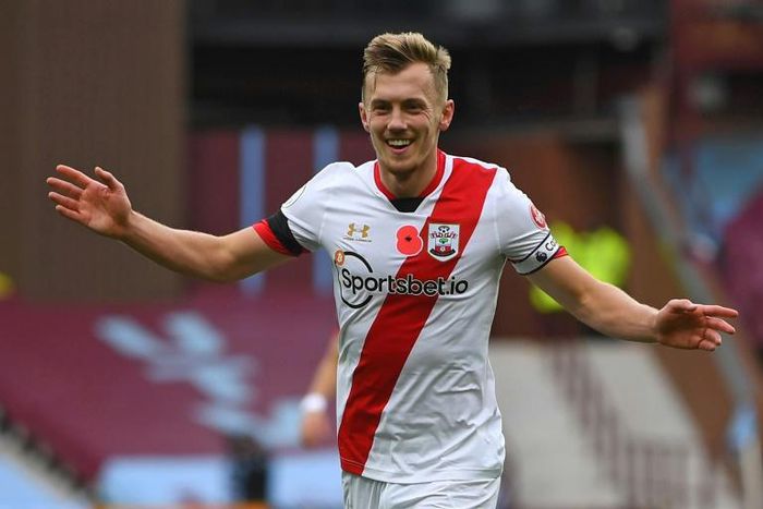 Southampton midfielder James Ward-Prowse scored against Aston Villa
