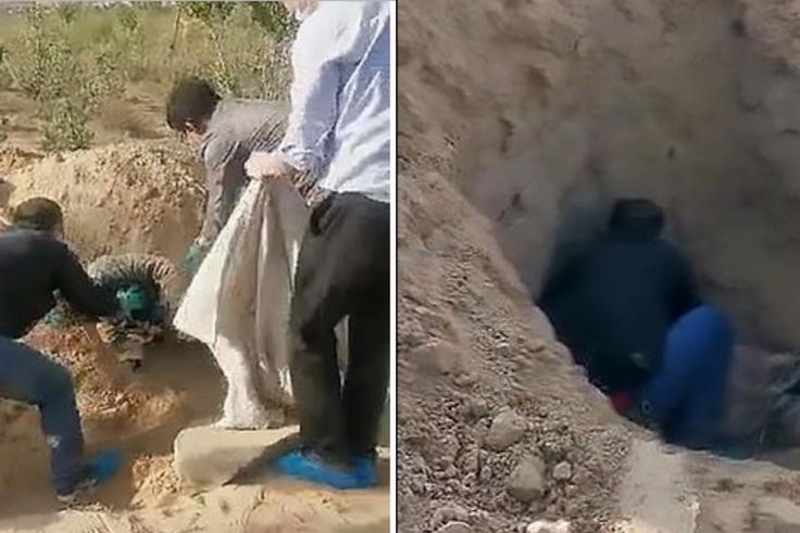 79-year-old disabled woman pulled out alive from grave 3 days after ‘fed up’ son buried her (video)