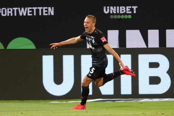 Swedish defender Ludwig Augustinsson scored Bremen's late second goal at Heidenheim which confirmed their Bundesliga survival.