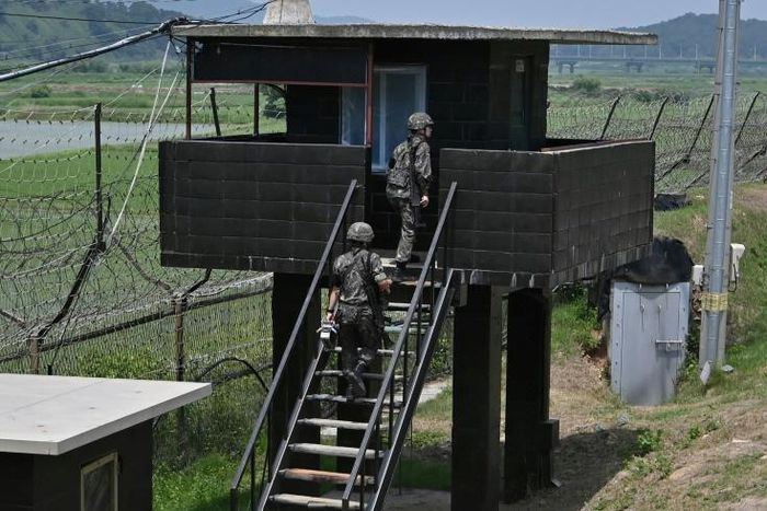 A South Korean guard post in the border city of Paju. Analysts say the North may be seeking to manufacture a crisis to increase pressure on the South to extract concessions