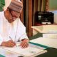 President Muhammadu Buhari. [Twitter/@BashirAhmaad]