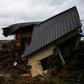 The rains have loosened the ground, causing houses to collapse