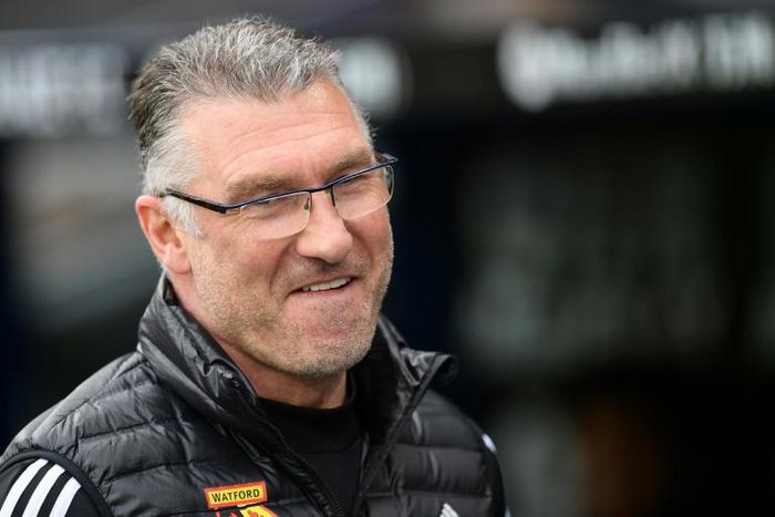 No laughing matter: Watford coach Nigel Pearson