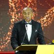CAF president Ahmad Ahmad speaks during an awards ceremony in Egypt this year