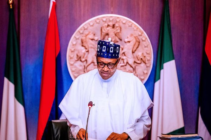 President Muhammadu Buhari. [Twitter@BashirAhmaad]