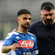 Italy forward Lorenzo Insigne will feature for Gennaro Gattuso's Napoli at Barcelona