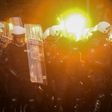 Protestors clash with police in Belgrade on July 8, 2020 as violence erupts against a weekend curfew announced to combat a resurgence of COVID-19 infections