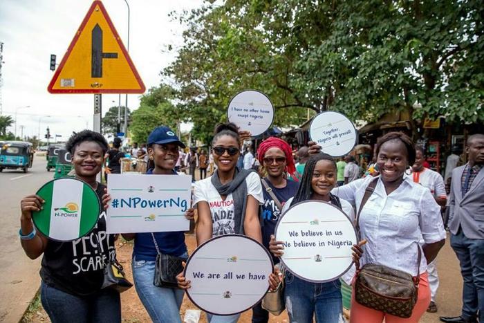 Some NPower beneficiaries